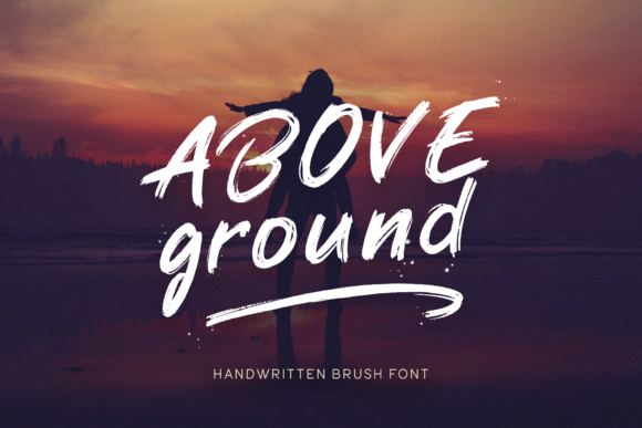 Above Ground: A Handwritten Font for Thoughtful Design