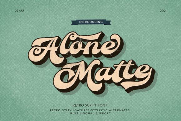 Alone Mate: A Bold Handwritten Font for Makers