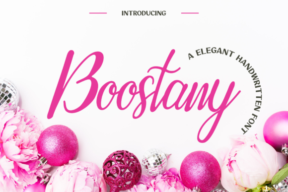 Boostany: A Handwritten Font That Breathes With Your Words