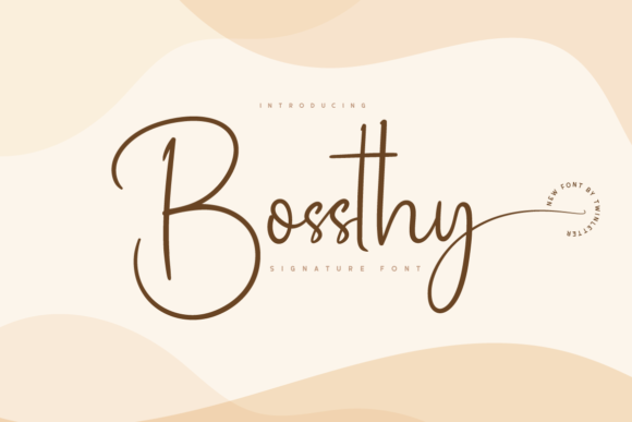 Bossthy Script Font Review
