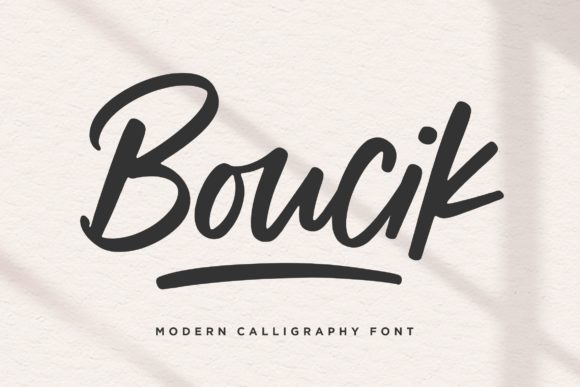 Boucik: A Modern Script Font That Elevates Your Brand