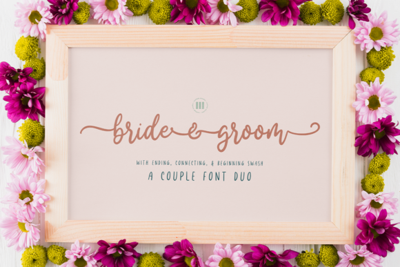 Bride and Groom Font Review for Editorial Design