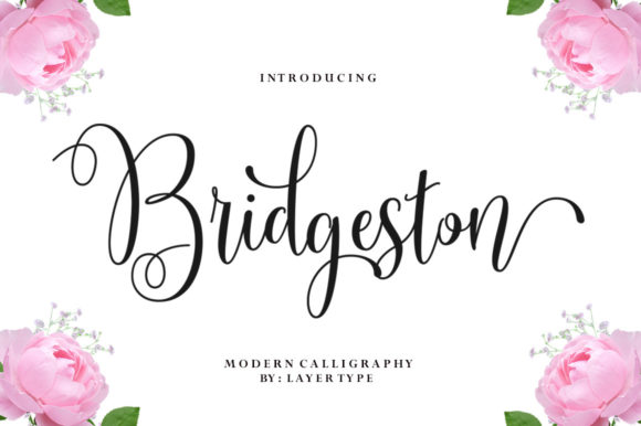 Bridgeston: A Playful Script Font for Editorial Charm