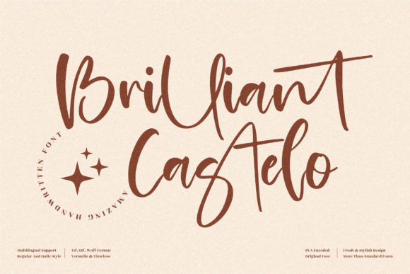 Brilliant Castelo: A Handwritten Font That Feels Like a Campaign Secret Weapon