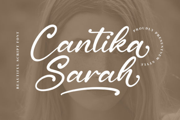 Cantika Sarah: Elevating Brand Design with a Luxurious Script Font