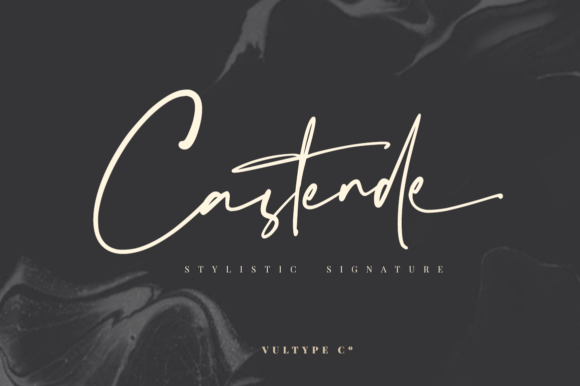 Castende: A Script Font That Breathes Quiet Confidence