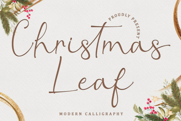 Christmas Leaf: A Playful Script Font for Thoughtful Editorial Design