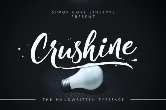 Crushine: A Playful Script Font That Strengthens Your Brand