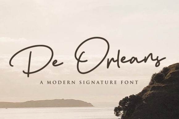 De Orleans: A Script Font That Elevates Handmade Creations