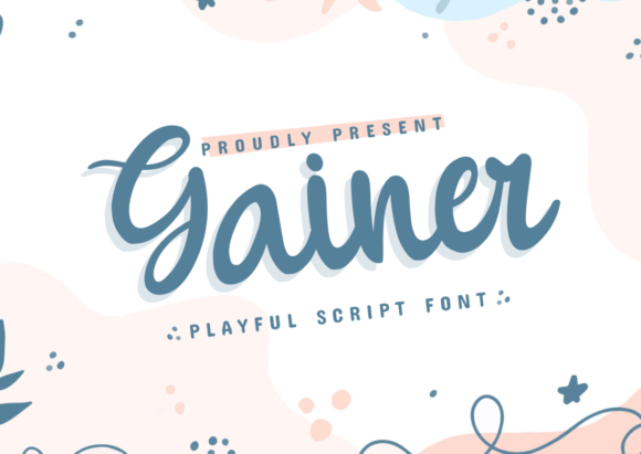 Enhance Your Brand with the Gainer Font