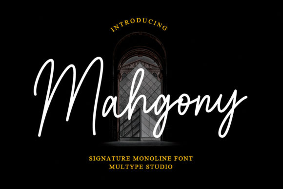 Mahgony: A Laid-Back Script Font for Editorial Design