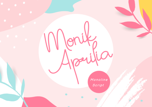 Monik Aprilia: A Playful Script Font for Web Design