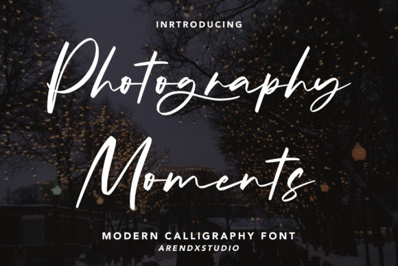 Photography Moments: A Script Font That Feels Like Your Handwritten Story