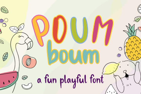 Poum Boum: A Playful Handwritten Font for Makers