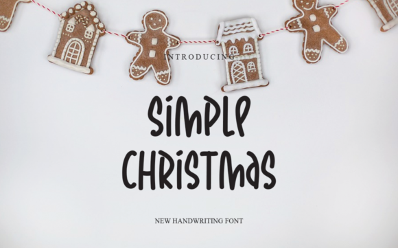 Simple Christmas: A Handwritten Script Font for Warm, Authentic Editorial Design