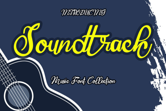 Soundtrack Font for Handmade and Commercial Projects