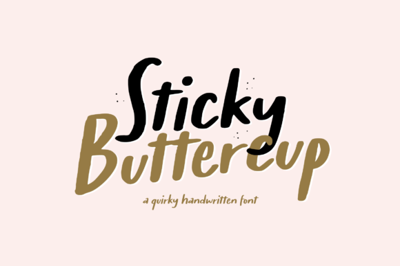 Sticky Buttercup: A Script Font for Bold Branding