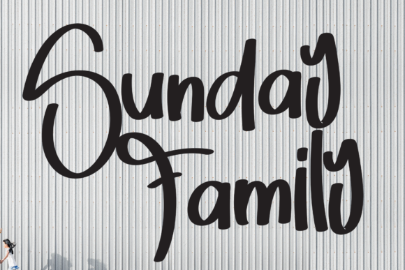 Sunday Family Handwritten Font for Crafters & Sellers