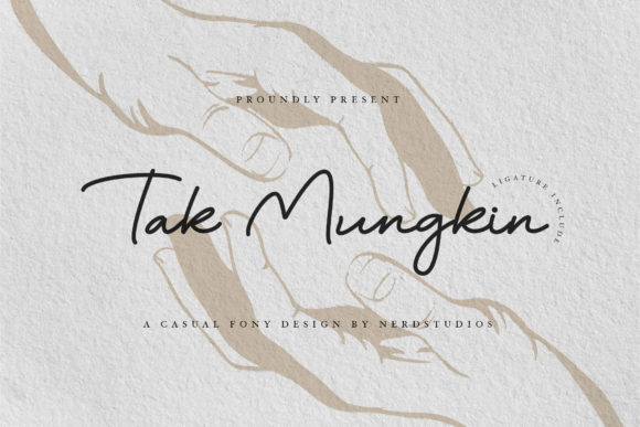 Tak Mungkin Font for Campaign Creativity