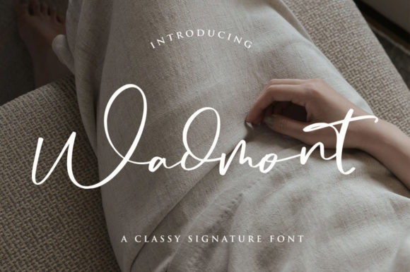 Wadmont: The Script Font That Elevates Your Campaigns